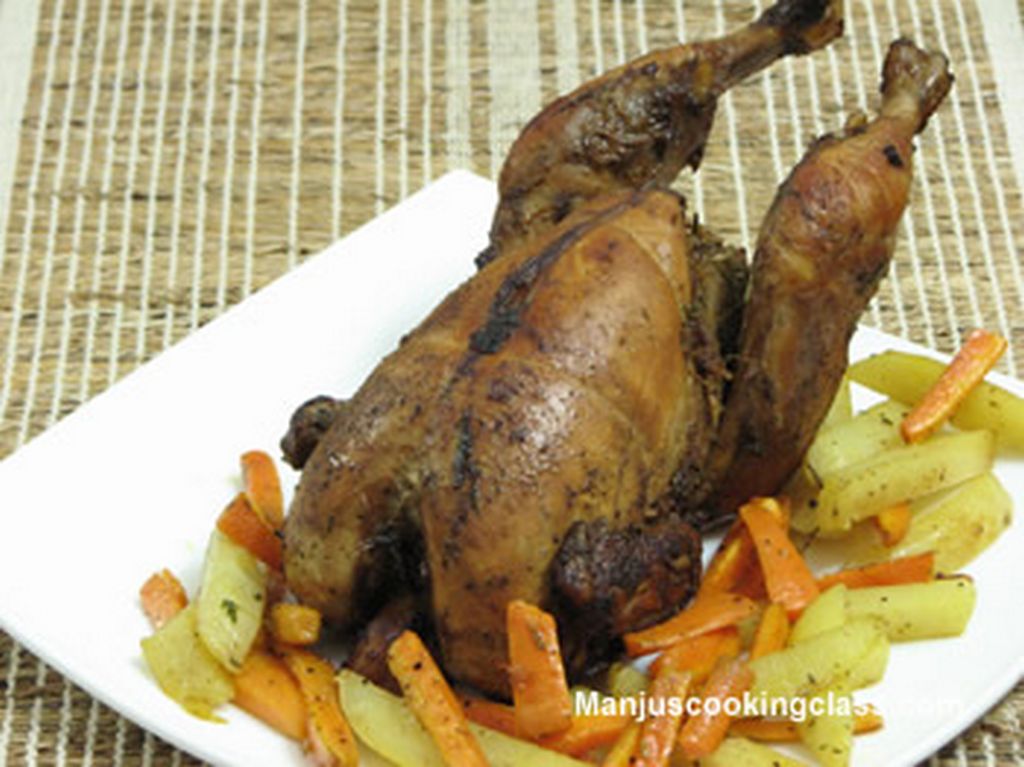 baked whole chicken