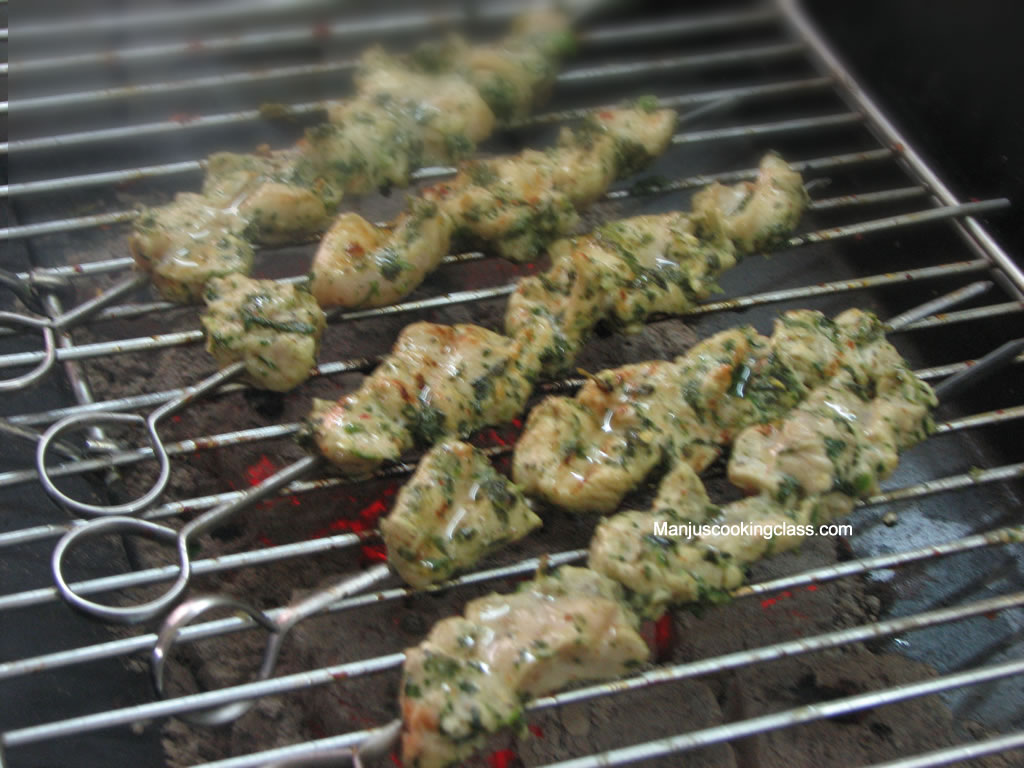 cheesy mint chicken barbeque
