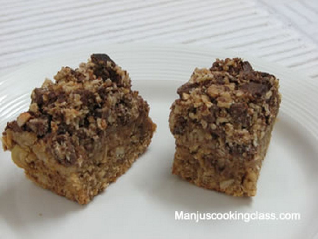 chocolate peanut-butter bars