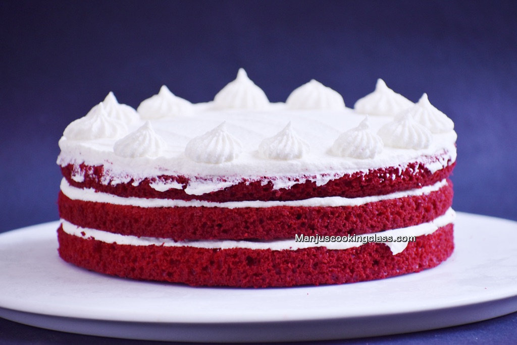 Red Velvet Cake with Swiss Meringue Buttercream Icing