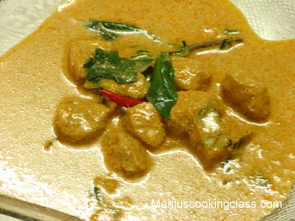 thai red fish curry