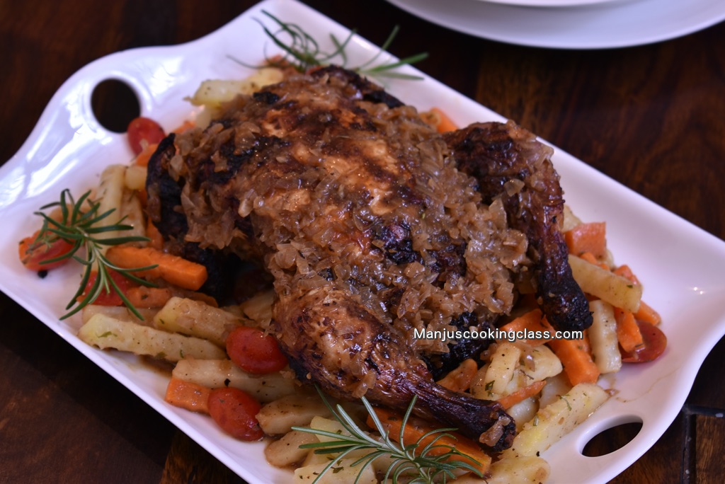 baked whole chicken