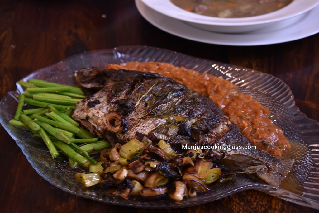 baked whole fish