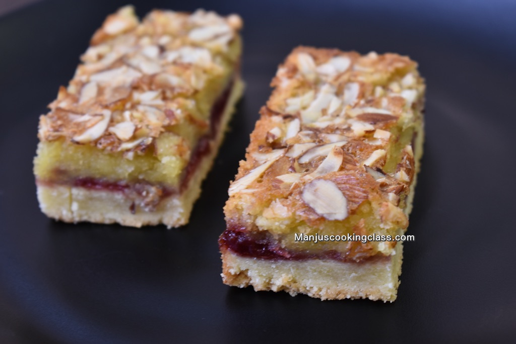 bakewell almond bars