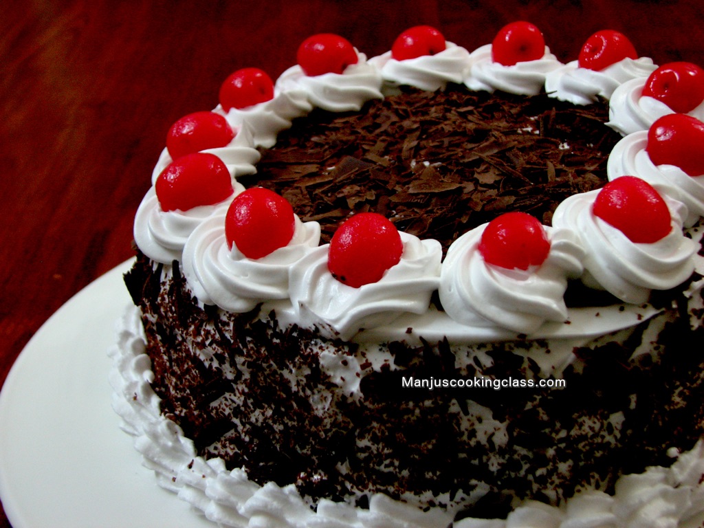 Eggless Black Forest Cake