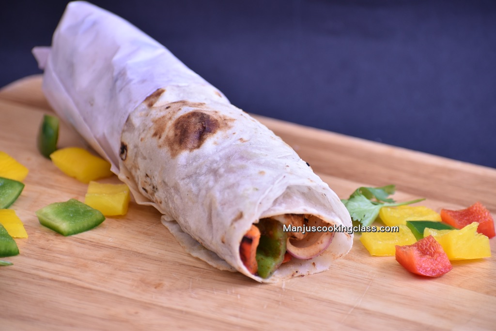 Chicken Shashlik Roll