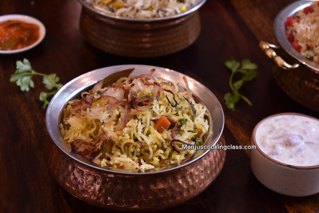 Dum Vegetable Biryani