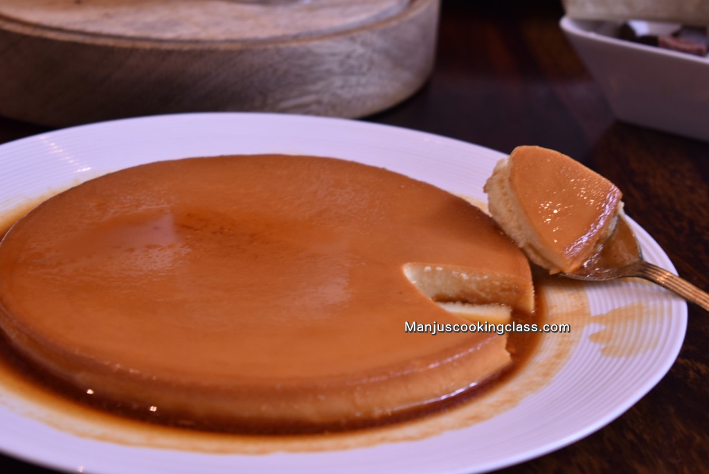 Eggless Caramel Pudding