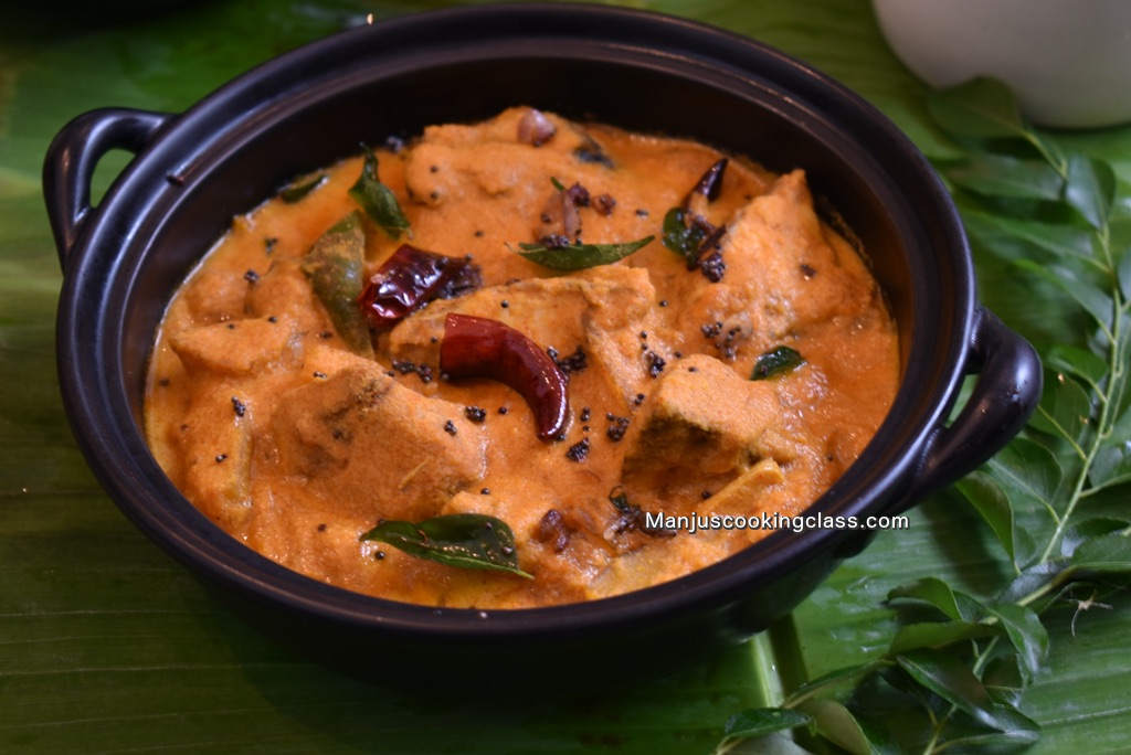 Fish and Mango Curry (kerala fish curry)