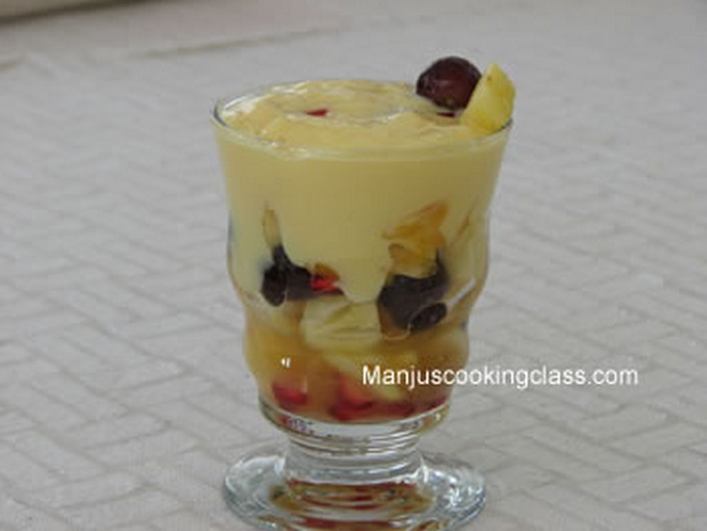 Fruit Salad - Eggless Desserts Classes in Bangalore