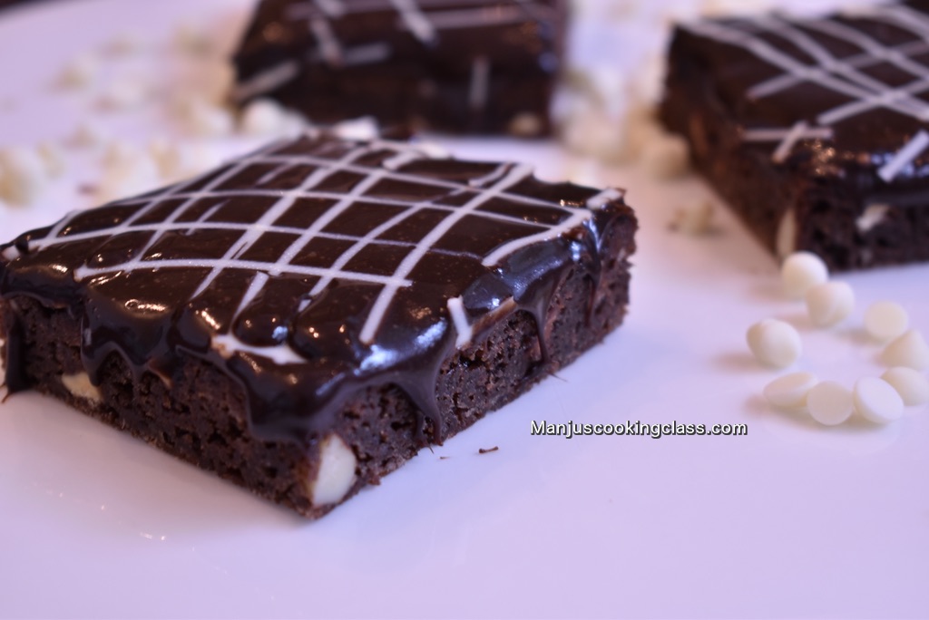 ganache brownie