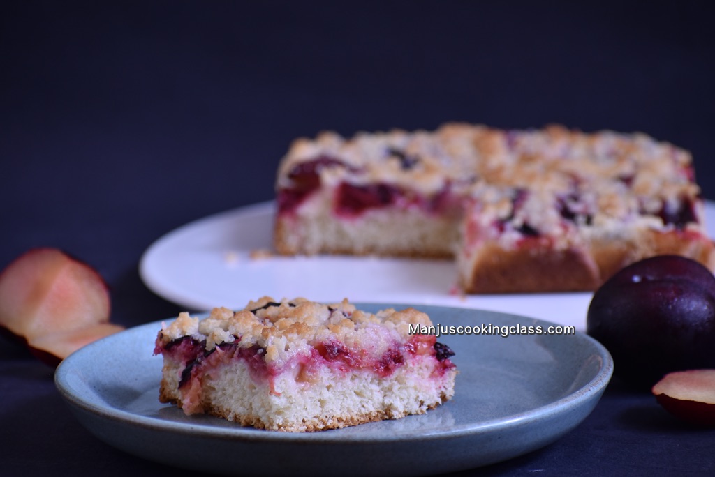 German Plum Cake (Zwetschgenkuchen)