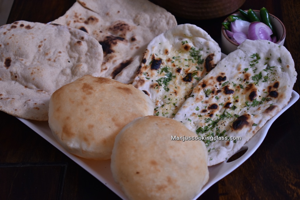 Indian Breads - Roti, Naan, Bhatura