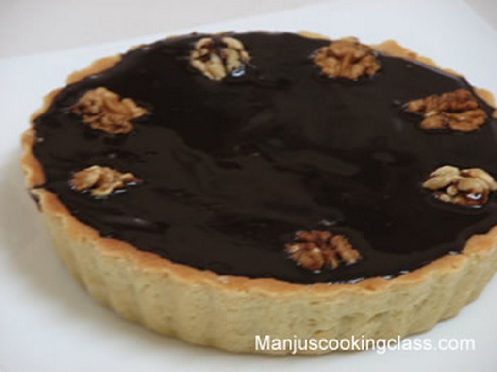 kajeta walnut tart