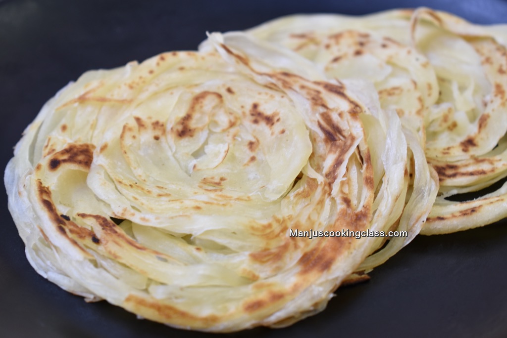 Kerala paratha (Porotta)