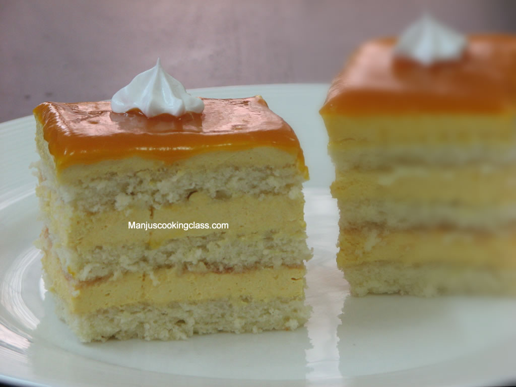 Mango Cream Cheese Cake