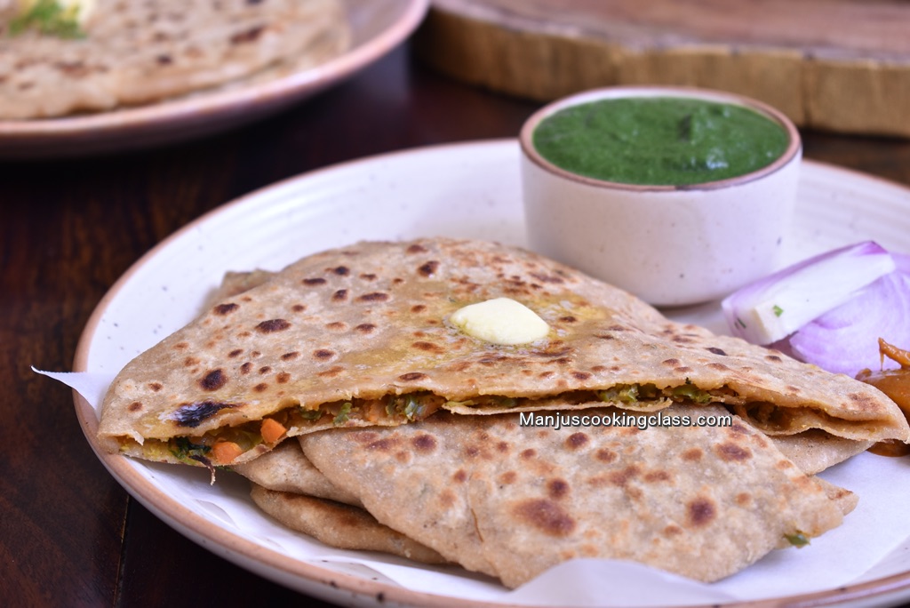 Mixed Vegetable Paratha