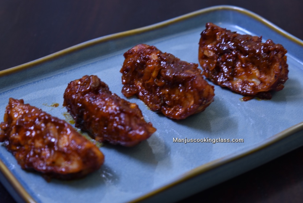 Veg Pan Fried Momo in Szechuan Sauce