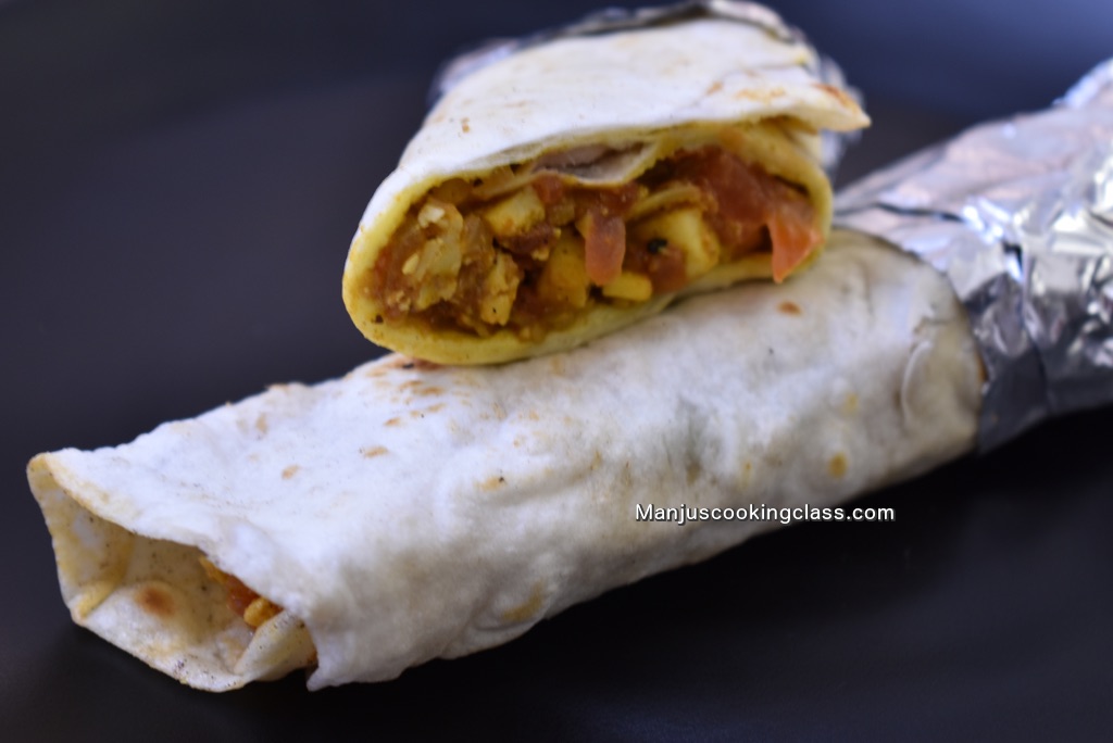 paneer franki rolls