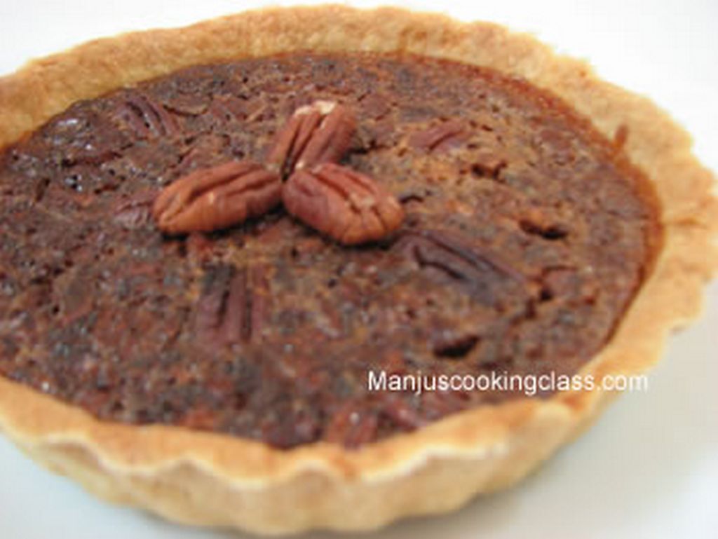 Pecan walnut pie