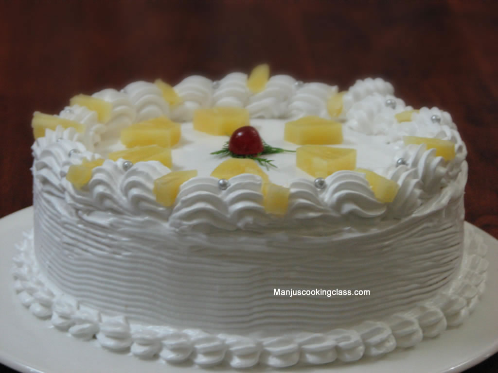 Eggless Pineapple Pastry