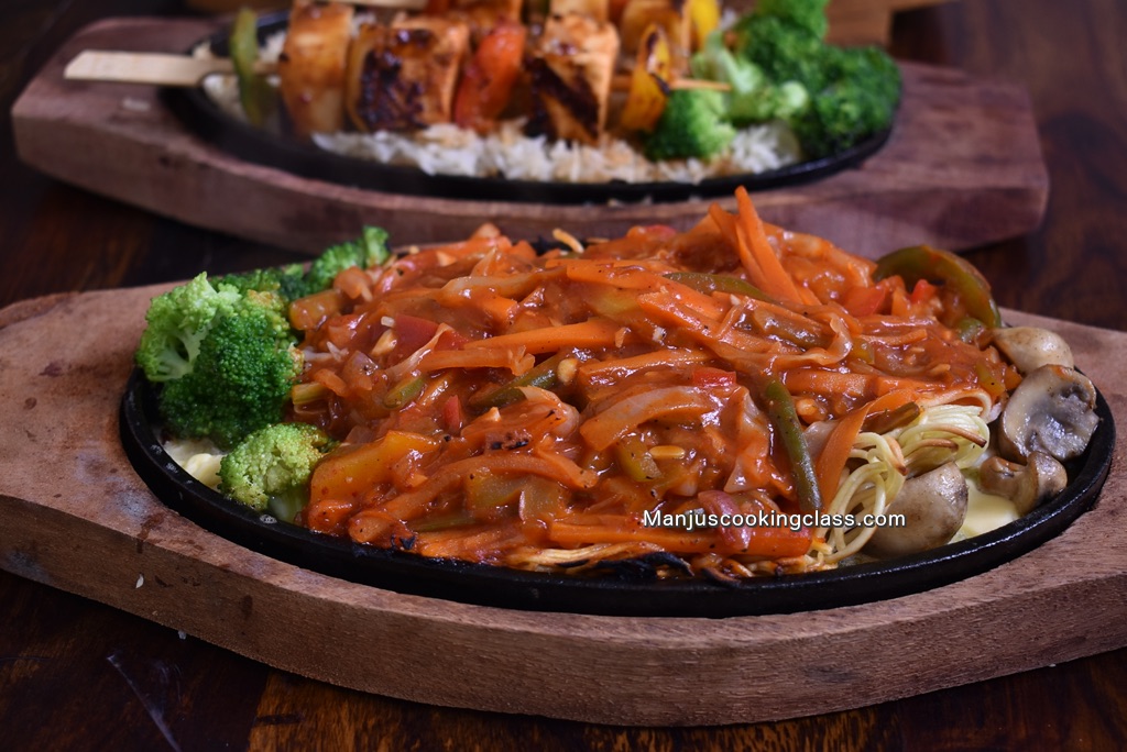 Veg Sizzler - Chopsuey Sizzler