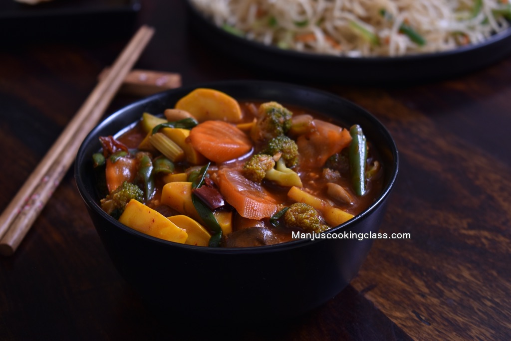 Stir Fried Vegetables in Szechwan sauce