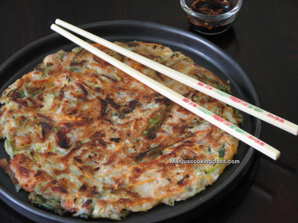 Yachaejeon (Korean Vegetable Pancake)